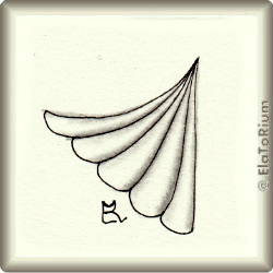 Zentangle-Pattern 'Chambray' by Sandra Strait, presented by www.musterquelle.de