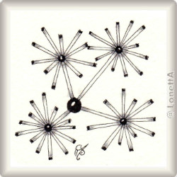 Muster Hero von Nadine Roller CZT, ein Muster geeignet für Zentangle® and Zentangle® inspired art, präsentiert in der Musterquelle