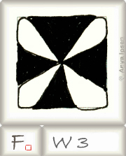 Fragment Fragment o W3' by Zentangle®, presented by www.musterquelle.de