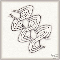 Muster 8 geben von Gabriela Geyer CZT, ein Muster geeignet für Zentangle® and Zentangle® inspired art, präsentiert in der Musterquelle