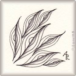 Zentangle-Pattern 'Aura-Leah' by Carla Du Preez, presented by www.musterquelle.de