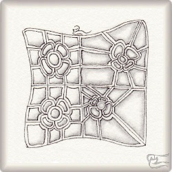 Muster Bilbotarra von Itxaso Ruiz Gutierrez, ein Muster geeignet für Zentangle® and Zentangle® inspired art, präsentiert in der Musterquelle