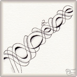 Muster Bilu von Joanna Przepiorka CZT, ein Muster geeignet für Zentangle® and Zentangle® inspired art, präsentiert in der Musterquelle