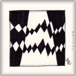 Zentangle-Pattern 'Charlie' by Erin Koetz Olson CZT, presented by www.musterquelle.de