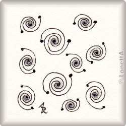 Zentangle-Pattern 'DL Nebula' by Donna Hornsby CZT, presented by www.musterquelle.de