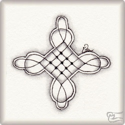 Muster DonLin von Barbara Duel-Johnson CZT, ein Muster geeignet für Zentangle® and Zentangle® inspired art, präsentiert in der Musterquelle