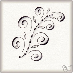 Muster Dubbin von Barbara Duel-Johnson CZT, ein Muster geeignet für Zentangle® and Zentangle® inspired art, präsentiert in der Musterquelle