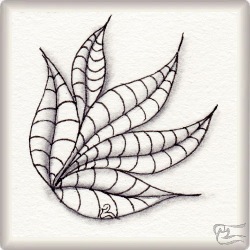Muster Elíféa von Karen Rutter CZT, ein Muster geeignet für Zentangle® and Zentangle® inspired art, präsentiert in der Musterquelle