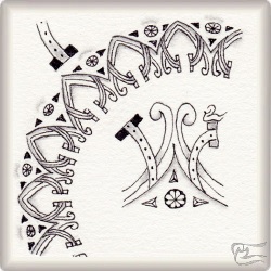 Muster Emira von Claudia Caro CZT, ein Muster geeignet für Zentangle® and Zentangle® inspired art, präsentiert in der Musterquelle