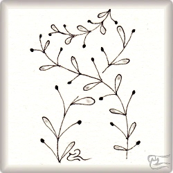 Muster Eowyn von Tina Raymaekers CZT, ein Muster geeignet für Zentangle® and Zentangle® inspired art, präsentiert in der Musterquelle