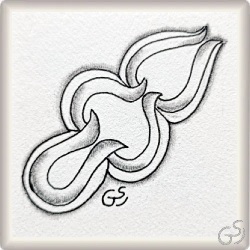 Muster Foz 2 von Carmen Varela Trigo CZT, ein Muster geeignet für Zentangle® and Zentangle® inspired art, präsentiert in der Musterquelle