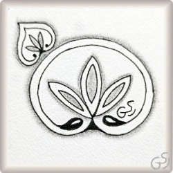 Muster Foz von Carmen Varela Trigo CZT, ein Muster geeignet für Zentangle® and Zentangle® inspired art, präsentiert in der Musterquelle