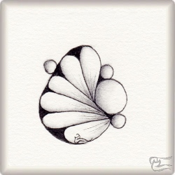 Muster Icso von Almudena Mora Rodriguez CZT, ein Muster geeignet für Zentangle® and Zentangle® inspired art, präsentiert in der Musterquelle