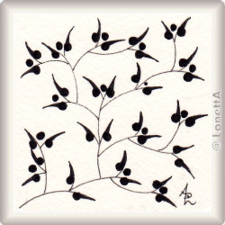 Muster Illern von Annett Rümpler CZT, ein Muster geeignet für Zentangle® and Zentangle® inspired art, präsentiert in der Musterquelle
