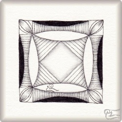 Muster Krynosa von Lisa Brandt, ein Muster geeignet für Zentangle® and Zentangle® inspired art, präsentiert in der Musterquelle