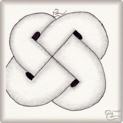 Muster Lyah von Kim Mouzon CZT, ein Muster geeignet für Zentangle® and Zentangle® inspired art, präsentiert in der Musterquelle