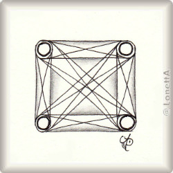 Zentangle-Pattern 'OMG' by Lizzie Mayne, presented by www.musterquelle.de