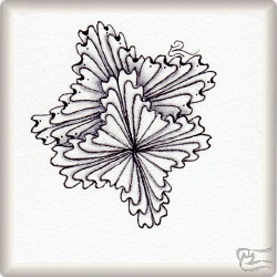 Muster P N E von Barbara Duel-Johnson CZT, ein Muster geeignet für Zentangle® and Zentangle® inspired art, präsentiert in der Musterquelle