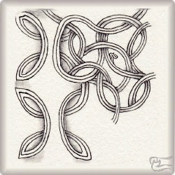 Muster PdA von Meritxell Torrent Llongarriu CZT, ein Muster geeignet für Zentangle® and Zentangle® inspired art, präsentiert in der Musterquelle