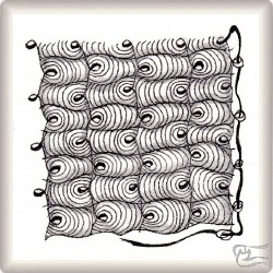 Muster Picoroco von Isabel Wallis, ein Muster geeignet für Zentangle® and Zentangle® inspired art, präsentiert in der Musterquelle