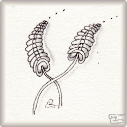 Muster Pipski von Barbara Duel-Johnson CZT, ein Muster geeignet für Zentangle® and Zentangle® inspired art, präsentiert in der Musterquelle