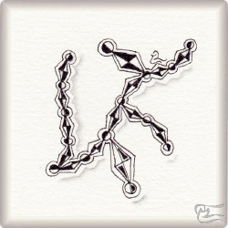 Muster Salmike von Heike Kühl CZT, ein Muster geeignet für Zentangle® and Zentangle® inspired art, präsentiert in der Musterquelle