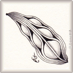 Muster Schoggi von Annett Rümpler CZT, ein Muster geeignet für Zentangle® and Zentangle® inspired art, präsentiert in der Musterquelle