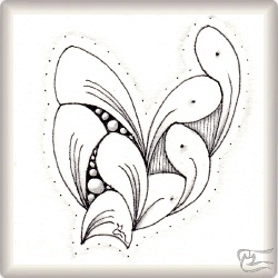 Muster SiBai.I.Am von Susie Ngamsuwan, ein Muster geeignet für Zentangle® and Zentangle® inspired art, präsentiert in der Musterquelle