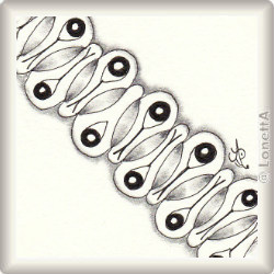 Zentangle-Pattern 'Small Fry' by Lizzie Mayne, presented by www.musterquelle.de