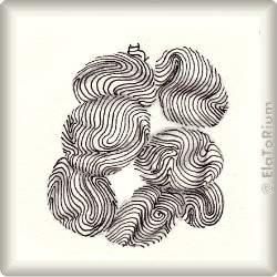 Zentangle-Pattern 'Suspect' by Lizzie Mayne, presented by www.musterquelle.de