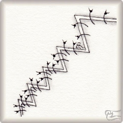 Muster Than von Valentina Thor CZT, ein Muster geeignet für Zentangle® and Zentangle® inspired art, präsentiert in der Musterquelle