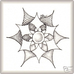 Muster Thus.I.Am von Susie Ngamsuwan, ein Muster geeignet für Zentangle® and Zentangle® inspired art, präsentiert in der Musterquelle