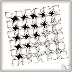 Muster Yang.I.Am von Susie Ngamsuwan, ein Muster geeignet für Zentangle® and Zentangle® inspired art, präsentiert in der Musterquelle