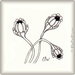 Muster Yasipurk von Yasmina Leiva CZT, ein Muster geeignet für Zentangle® and Zentangle® inspired art, präsentiert in der Musterquelle