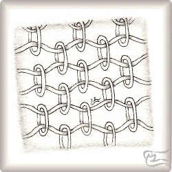 Muster Yaxtrix von Yasmina Leiva CZT, ein Muster geeignet für Zentangle® and Zentangle® inspired art, präsentiert in der Musterquelle