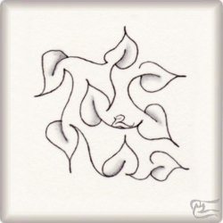 Muster Ailux von Carmen Varela Trigo CZT, ein Muster geeignet für Zentangle® and Zentangle® inspired art, präsentiert in der Musterquelle