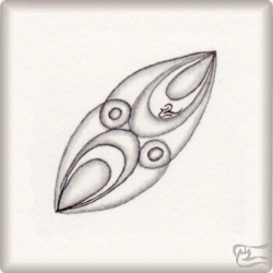 Muster Amirq von Alicia Sanz CZT, ein Muster geeignet für Zentangle® and Zentangle® inspired art, präsentiert in der Musterquelle