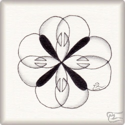 Muster Balartgil von Ana Balart CZT, ein Muster geeignet für Zentangle® and Zentangle® inspired art, präsentiert in der Musterquelle