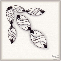 Muster Braise von Stéphanie Bordeau CZT ein Muster geeignet für Zentangle® and Zentangle® inspired art, präsentiert in der Musterquelle