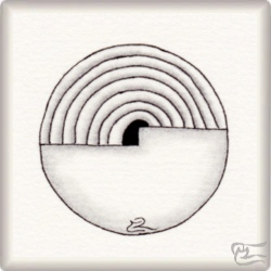 Muster Bresa von Monika Brenner, ein Muster geeignet für Zentangle® and Zentangle® inspired art, präsentiert in der Musterquelle