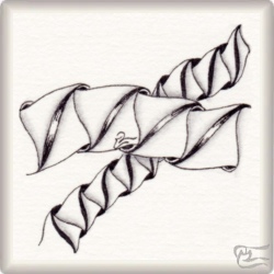 Muster Broleaf von Yu Ru Chen, ein Muster geeignet für Zentangle® and Zentangle® inspired art, präsentiert in der Musterquelle