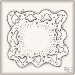 Muster Cheese Wave von Yu Ru Chen, ein Muster geeignet für Zentangle® and Zentangle® inspired art, präsentiert in der Musterquelle