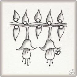 Muster Chilco von Isabel Wallis, ein Muster geeignet für Zentangle® and Zentangle® inspired art, präsentiert in der Musterquelle