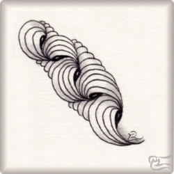 Muster Coofia von Zentangle, ein Muster geeignet für Zentangle® and Zentangle® inspired art, präsentiert in der Musterquelle