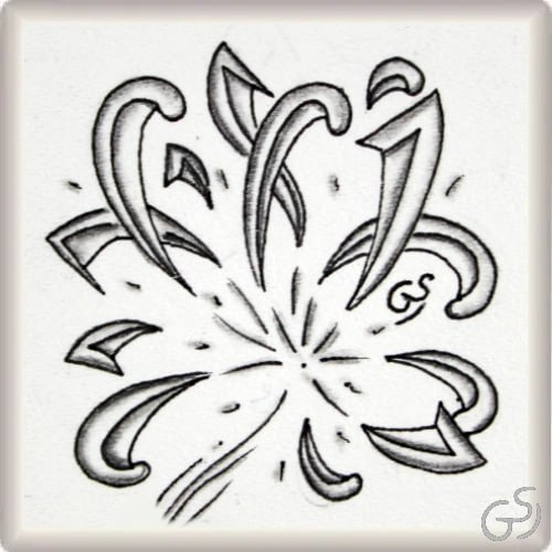Muster Elgiso von Team Musterquelle, ein Muster geeignet für Zentangle® and Zentangle® inspired art, präsentiert in der Musterquelle