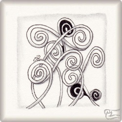Muster Enna von Nadine Roller CZT, ein Muster geeignet für Zentangle® and Zentangle® inspired art, präsentiert in der Musterquelle