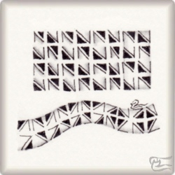 Muster Esperanza_hope von Isaura Cortéz, ein Muster geeignet für Zentangle® and Zentangle® inspired art, präsentiert in der Musterquelle