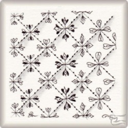 Muster Granvia von Maria Tovar CZT, ein Muster geeignet für Zentangle® and Zentangle® inspired art, präsentiert in der Musterquelle