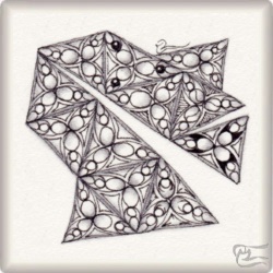 Muster Imolt von Tania Ferriol Jover CZT und Sonia Vaquer CZT, ein Muster geeignet für Zentangle® and Zentangle® inspired art, präsentiert in der Musterquelle