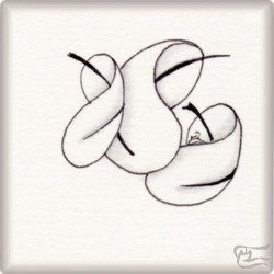 Muster K -en von Isabel Wallis, ein Muster geeignet für Zentangle® and Zentangle® inspired art, präsentiert in der Musterquelle